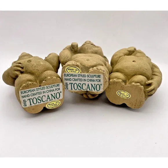 Picc-a-Dilly Design Toscano Garden Gargoyle Figurines Set of 3 Used - Picture 5 of 12